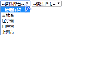 二级联动效果图