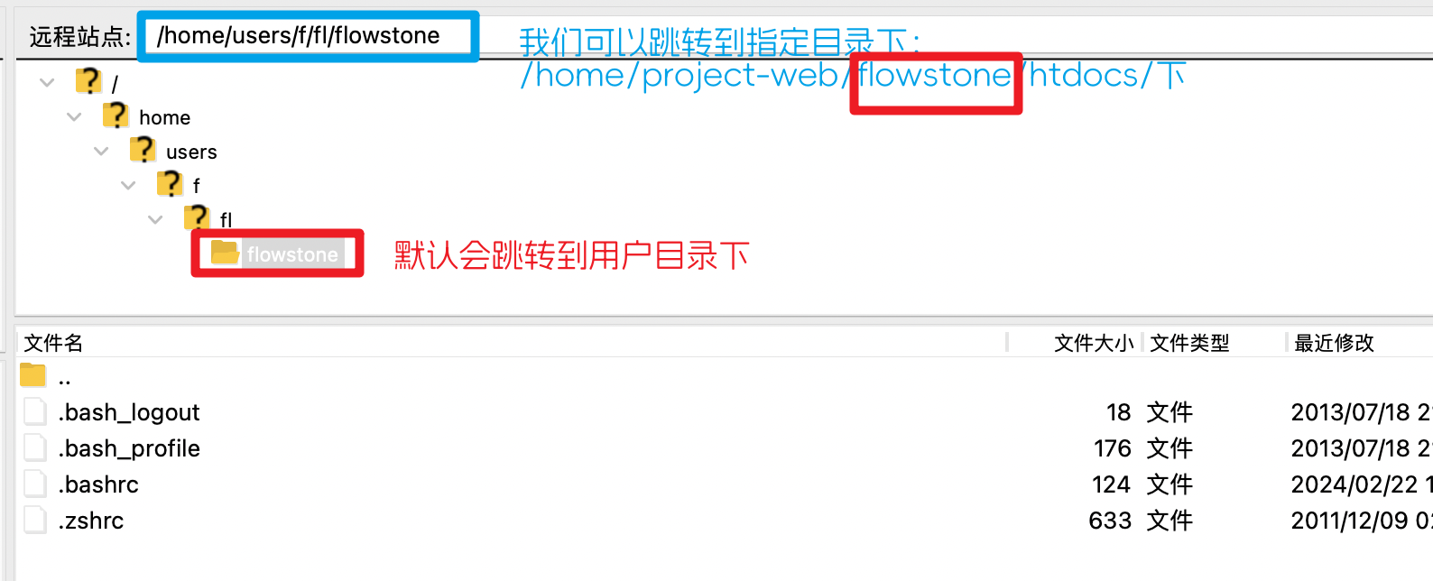 FTP默认路径